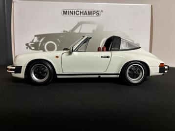 Porsche 911 Carrera wit 3.2 Targa Minichamps 1:18 beschikbaar voor biedingen