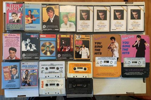 Elvis Presley cassettebandjes te koop!, Cd's en Dvd's, Cassettebandjes, Gebruikt, Origineel, Overige genres, 26 bandjes of meer