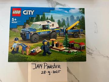 Lego 60369 – Mobile Police dog training - Nieuw & Geseald beschikbaar voor biedingen