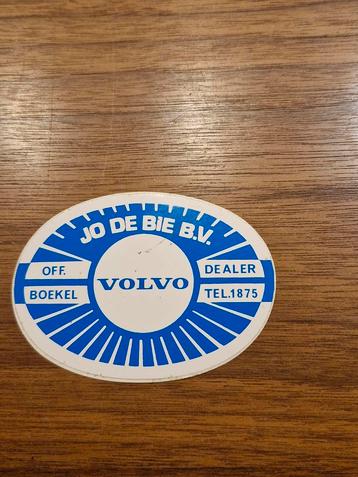 200 Volvo Jo De Bie B.V. Dealer Sticker beschikbaar voor biedingen