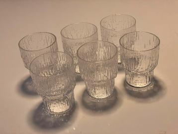 Iittala, Finland: 6 'Paadar' glaasjes Tapio Wirkkala ca.1970 beschikbaar voor biedingen