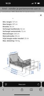 Meegroei bed 80x200, Ophalen, Gebruikt, 70 tot 85 cm, Matras