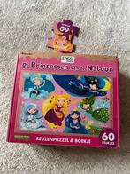 Sassi Junior 60 st prinsessen vloerpuzzel incl. boekje, Kinderen en Baby's, Speelgoed | Kinderpuzzels, Meer dan 50 stukjes, Ophalen of Verzenden