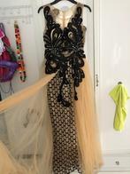 Gala jurk, Maat 38/40 (M), Galajurk, Beige, Ophalen of Verzenden