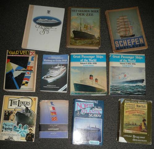 11 boeken over scheepvaart cruise ships cruiseschepen: NIET, Boeken, Vervoer en Transport, Gelezen, Boot, Ophalen of Verzenden