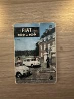 Fiat 500 Fiat 600 technische boek, Ophalen of Verzenden