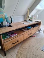Mango houten TV meubel - Industrieel- In nieuwstaat!, Ophalen, 100 tot 150 cm, Zo goed als nieuw, Metaal