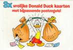 Mapje met 3 x vrolijke Donald Duck kaarten en postzegels (4), Postzegels en Munten, Postzegels | Nederland, Ophalen of Verzenden