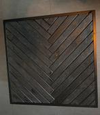 Zwarte mango houten salon tafel 70x70, Ophalen, 50 tot 100 cm, Mangohout, Vierkant