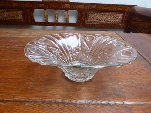 Ovale art deco persglazen schaal, Antiek en Kunst, Antiek | Glas en Kristal, Ophalen