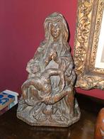 Pieta religieus eiken 16e eeuw, Ophalen of Verzenden