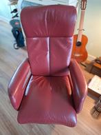 2x Prominent Halmstad Relaxfauteuil Leer Sudan Red, Huis en Inrichting, Ophalen, Gebruikt, Minder dan 75 cm, Leer