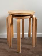 2 X Vintage Ikea Frosta Kruk Krukje Krukjes Stappelbaar Berk, Huis en Inrichting, Krukjes, Ophalen, Gebruikt, Hout