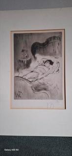 Louis Legrand 1863-1951 Farniente 1909/1910 drogenaald ets., Antiek en Kunst, Kunst | Etsen en Gravures, Ophalen of Verzenden