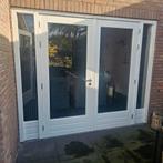 Tuindeuren incl kozijn, Deurkozijn, Zo goed als nieuw, Hout, Ophalen