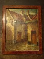 Schilderij Maastricht Sint Hilariusstraat, Antiek en Kunst, Ophalen of Verzenden