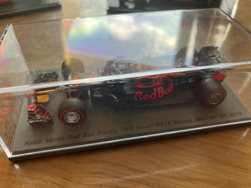 Red Bull RB14 - Max Verstappen - Mexican GP 2018 Spark 1:43, Hobby en Vrije tijd, Modelauto's | 1:43, Zo goed als nieuw, Auto