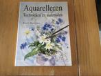 Aquarelleren - Technieken en Materialen, Boeken, Ophalen of Verzenden, Zo goed als nieuw, Schilder- en Tekenkunst