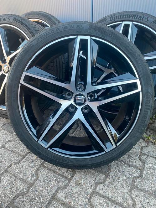 18” Originele Seat Ibiza FR Velgen + Zomerbanden, Auto-onderdelen, Banden en Velgen, Banden en Velgen, Zomerbanden, 18 inch, 215 mm