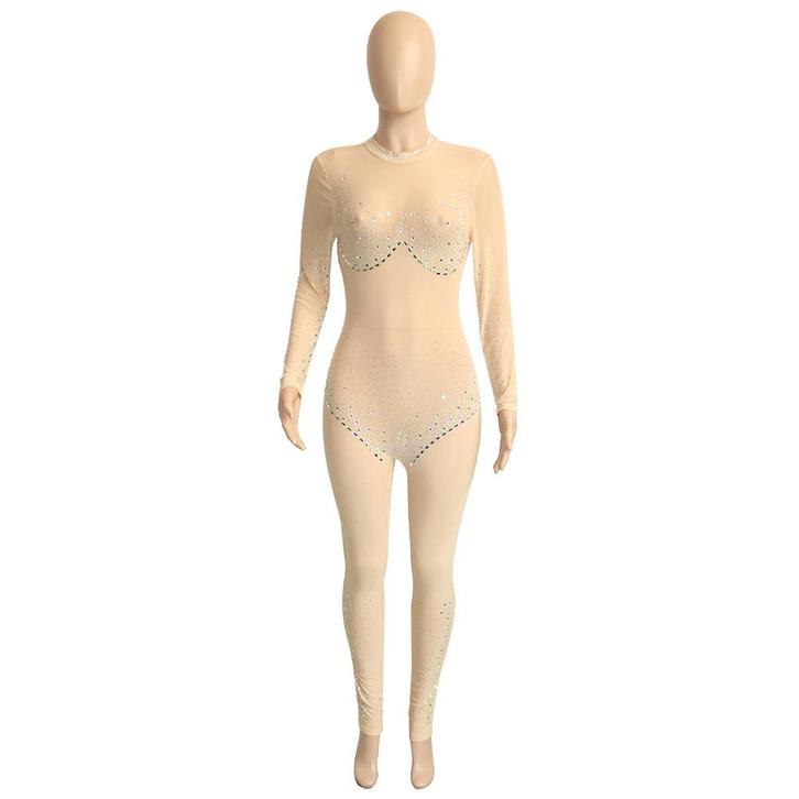 Dames catsuit 36 / bodysuit beige glitter doorzichtig feest, Kleding | Dames, Carnavalskleding en Feestkleding, Nieuw, Kleding