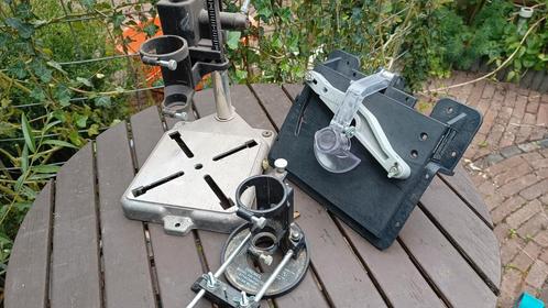 Dremel kolomboorhouder, freestafel, bovenfreeshouder (lees)!, Doe-het-zelf en Verbouw, Gereedschap | Machine-onderdelen en Toebehoren