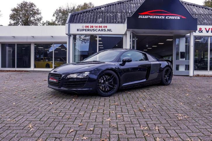 Audi R8 4.2 V8 FSI Carbon/R tronic/H&R/B&O/Leder/Clima/Koppe, Auto's, Audi, Bedrijf, Te koop, R8, 4x4, ABS, Adaptive Cruise Control