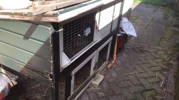 Te koop 2 verdieping konijnenhok. beschikbaar voor biedingen