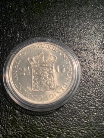 Nederland / 1940 / 2,50 Gulden / Pr- / Zilver beschikbaar voor biedingen