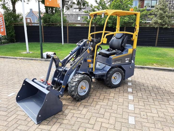 Eurotrac W10 zeer compacte shovel / kniklader - Lease evt., Zakelijke goederen, Machines en Bouw | Kranen en Graafmachines, Wiellader of Shovel