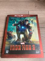 Iron Man 3 Marvel 3D blu ray met slipcover, Ophalen of Verzenden, Zo goed als nieuw, Actie