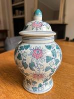 Chinese gemberpot met groen en roze, Ophalen of Verzenden