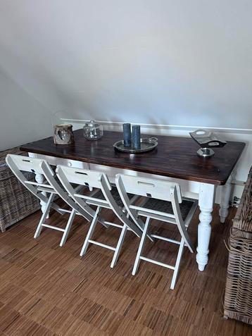Set van 6 originele Riviera Maison bistro klapstoelen beschikbaar voor biedingen