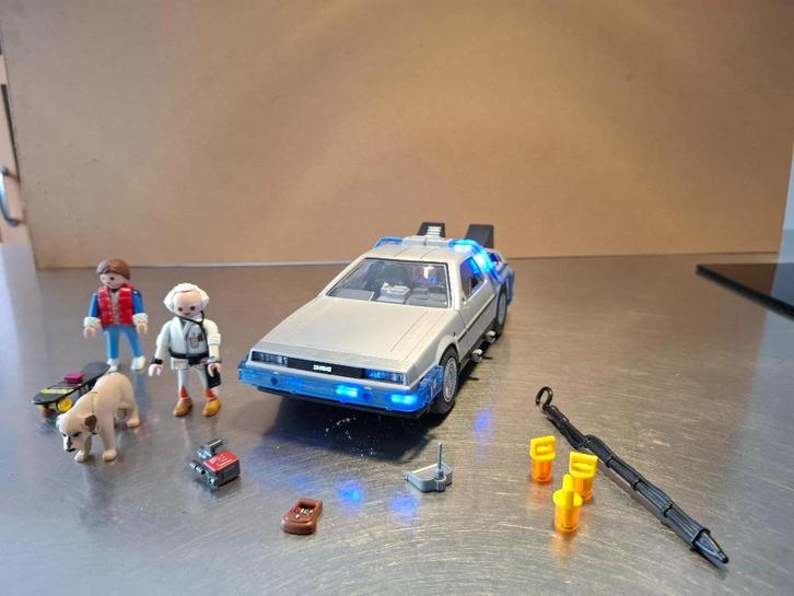 Playmobil Back to the Future – DeLorean (70317) Compleet, Kinderen en Baby's, Speelgoed | Playmobil, Zo goed als nieuw, Complete set
