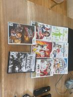 Complete WII met diverse spelken, Spelcomputers en Games, Spelcomputers | Nintendo Wii, Ophalen, Gebruikt, Met 3 controllers of meer