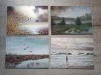 23 prachtige ansichtkaarten kunstschilder Rob Hessels, Ophalen of Verzenden, 1980 tot heden, Gelopen, Natuur