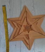Houten Ster Decoratie - 30 cm, Ophalen of Verzenden
