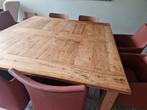 Vierkante Teakhouten Eettafel - 160x160, Huis en Inrichting, Tafels | Eettafels, Ophalen