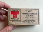 WO2 Amerikaans medic medical hospik ammonia inhalants medisc, Verzamelen, Militaria | Tweede Wereldoorlog, Amerika, Ophalen of Verzenden