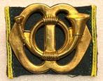 Baretembleem Garde Jagers 1e model buiglippen 1946-1949, Verzamelen, Ophalen of Verzenden, Landmacht, Nederland, Embleem of Badge
