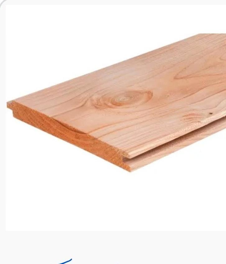 Te koop mooi douglas dakbeschot velling delen sponning plank, Tuin en Terras, Palen, Balken en Planken, Nieuw, Planken, 250 cm of meer