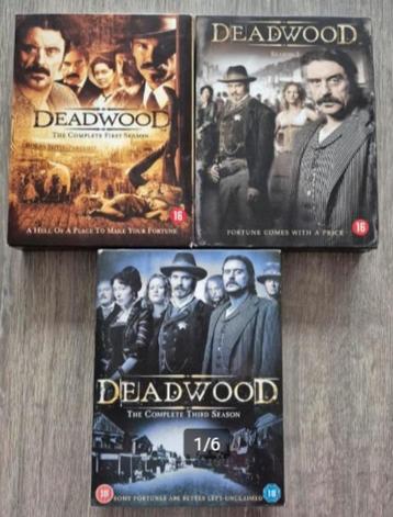 Deadwood - complete serie - 3 Boxen met DVD's beschikbaar voor biedingen