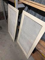 Twee crèmekleurige webbing panelen 100x60cm, Ophalen, Gebruikt, ', Binnendeur