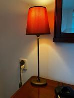 2 lampjes kapje met oudrose/oranje kap, Huis en Inrichting, Lampen | Tafellampen, Klassiek, Ophalen of Verzenden, Zo goed als nieuw