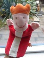 Handpop koning van Villa Happ poppenkastpop meet ca 26 cm, Ophalen of Verzenden, Zo goed als nieuw, Overige typen