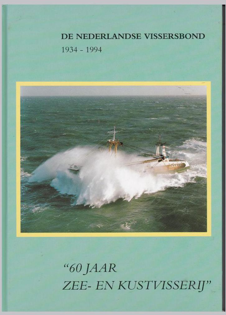 60 Jaar Zee- en Kustvisserij - Gerrit Hiemstra, Verzamelen, Scheepvaart, Gebruikt, Boek of Tijdschrift, Motorboot, Ophalen of Verzenden