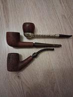 3 x vintage tabakspijpen, Ophalen of Verzenden, Zo goed als nieuw, Sigarenbandjes