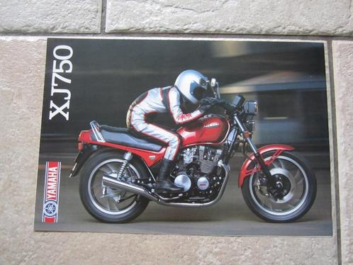 Yamaha XJ750 brochure folder 1982, Motoren, Handleidingen en Instructieboekjes, Yamaha, Ophalen of Verzenden