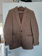 Vintage Harris Tweed Heren Blazer, Harris Tweed, Bruin, Maat 48/50 (M), Ophalen of Verzenden