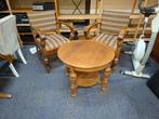 2 stuks retro vintage stoelen met tafel, Huis en Inrichting, Stoelen, Ophalen of Verzenden, Gebruikt, Hout
