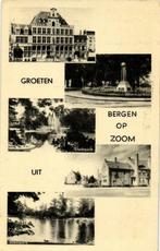 Groeten uit Bergen op Zoom - 5 afb stad - 1959 gelopen, Ophalen of Verzenden, 1940 tot 1960, Gelopen, Noord-Brabant